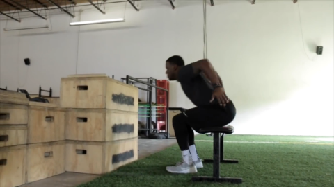 DST Exercise of the Week: Improving Your Vertical – Seated Box Jump -  Dynamic Sports Training