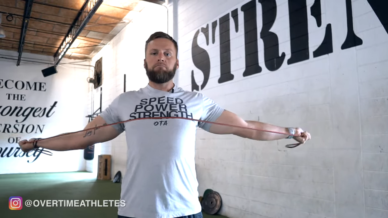 Do Banded Pull Aparts For Shoulder Health