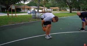 Behind the Knee Ball Handling Drill