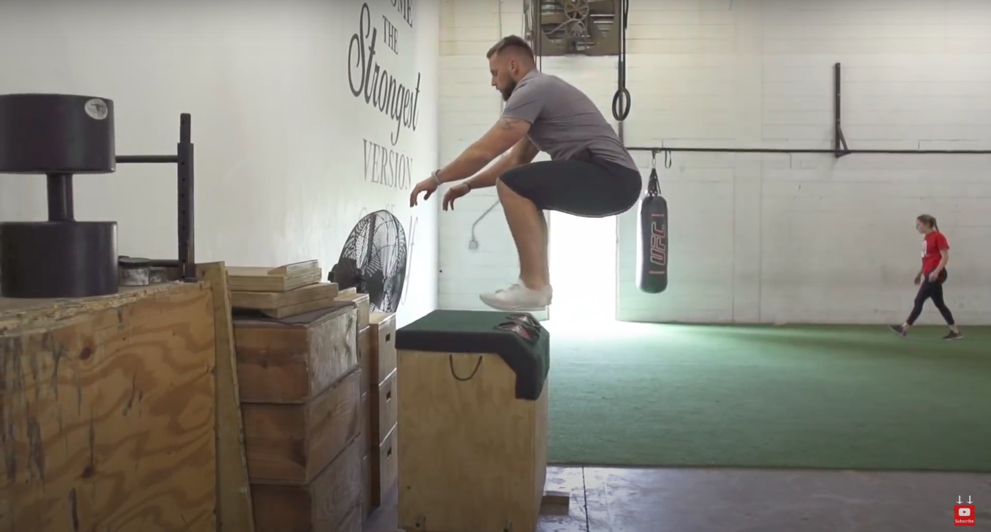 Chris Barnard Performs Box Jump