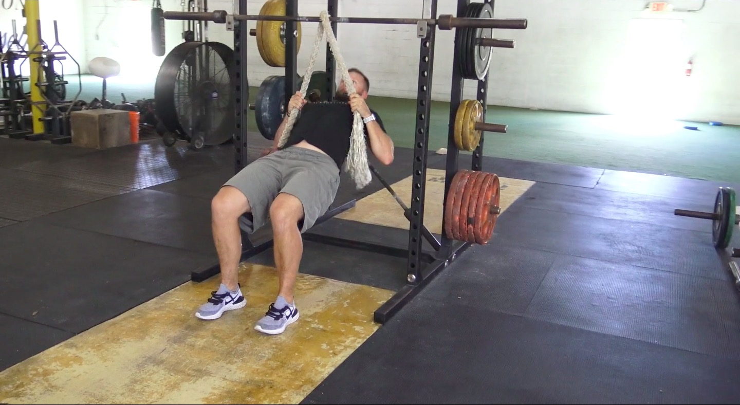 Use Rope Inverted Row For A Stronger Back