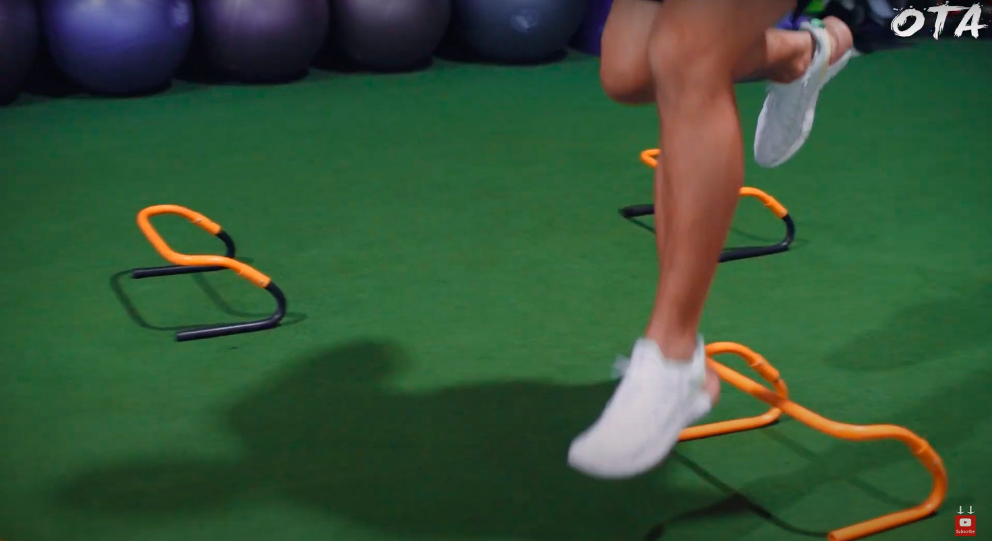 NFL Speed Training - hurdle hops